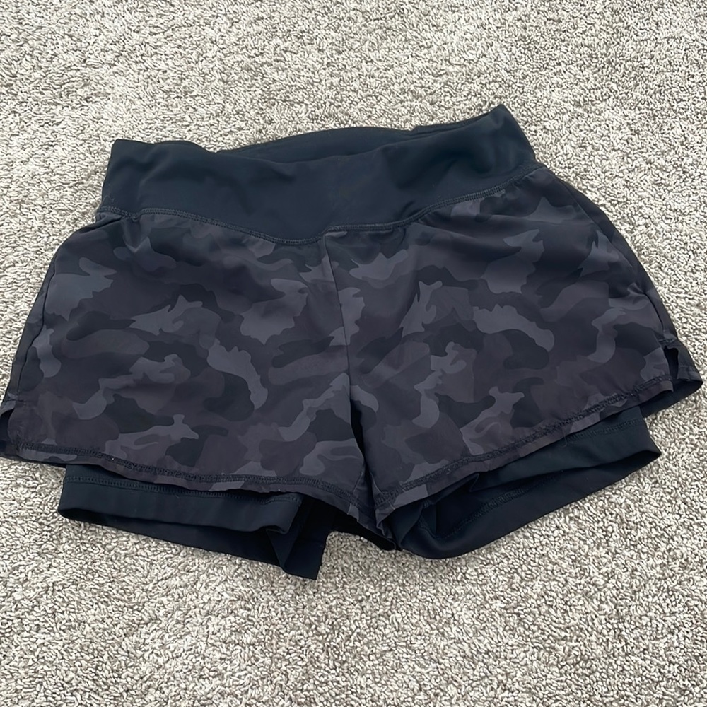 Black Camo athletic Shorts